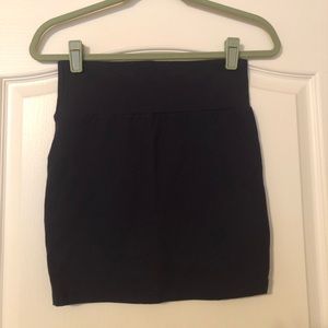 Navy blue pencil skirt